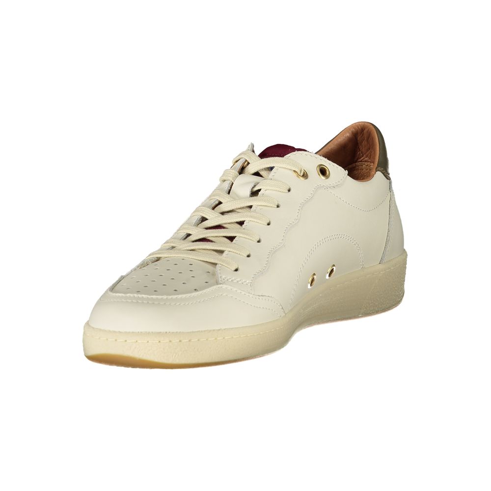 Bianco Polyurethane Men Sneaker