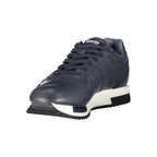 Blue Polyurethane Men's Sneaker