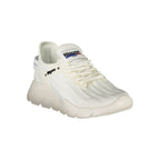 White Polyester Men's Sneaker