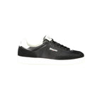 Black Polyurethane Men's Sneaker