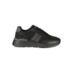 Nero Polyester Men Sneaker