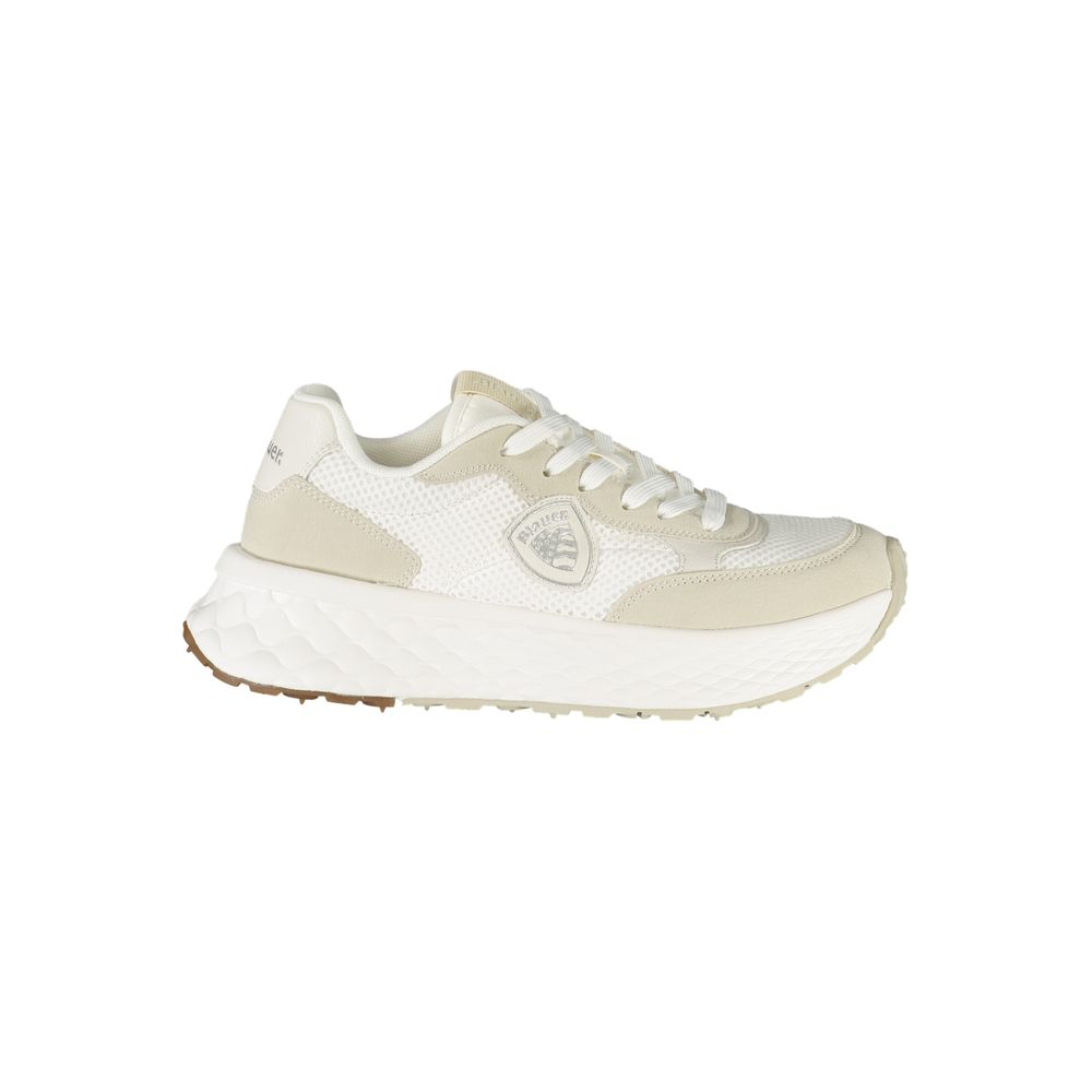 Bianco Polyurethane Women Sneaker
