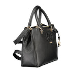 Black Polyurethane Women's Handbag