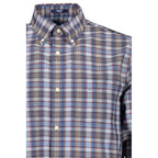 Blue Cotton Men's Shirt