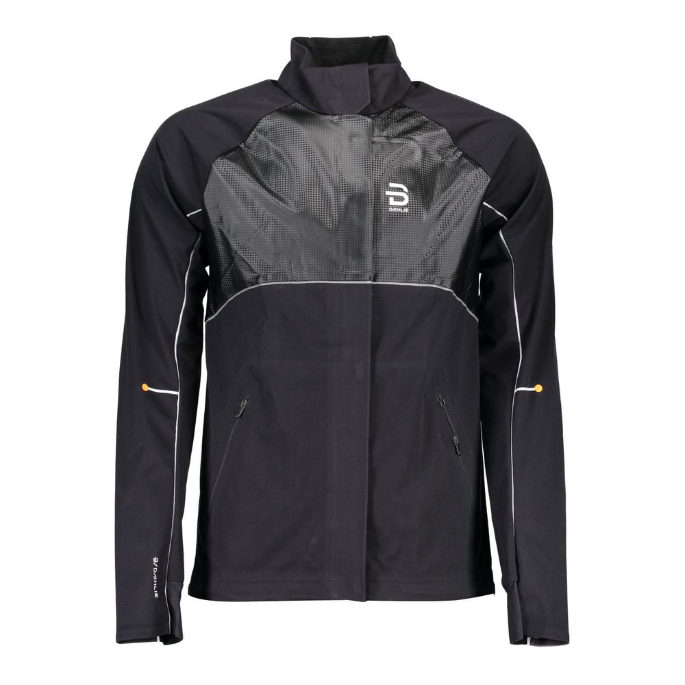 Black Polyester Men's Jacket