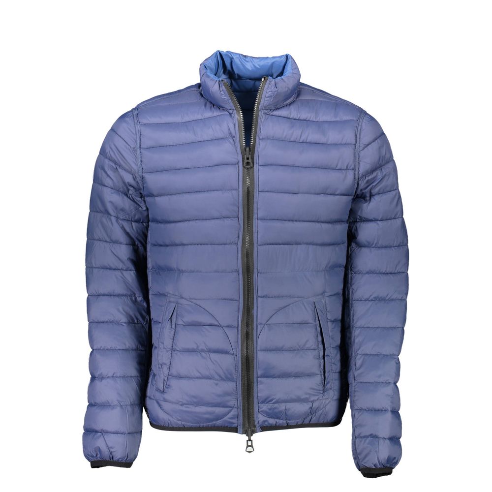 Blue Nylon Men's Jacket