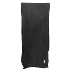 Black Wool Men's Scarf