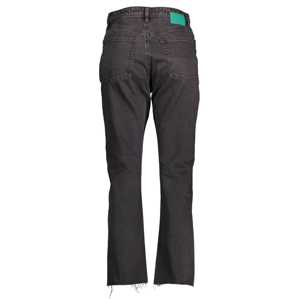 Black Cotton Women Jeans