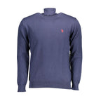 Blue Cotton Men's Sweater