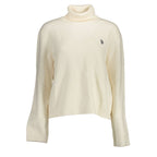 White Acrylic Women Sweater