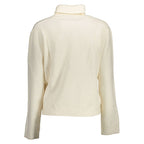 White Acrylic Women Sweater