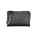 Nero Polyurethane Women Handbag