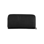 Black Polyurethane Women Wallet