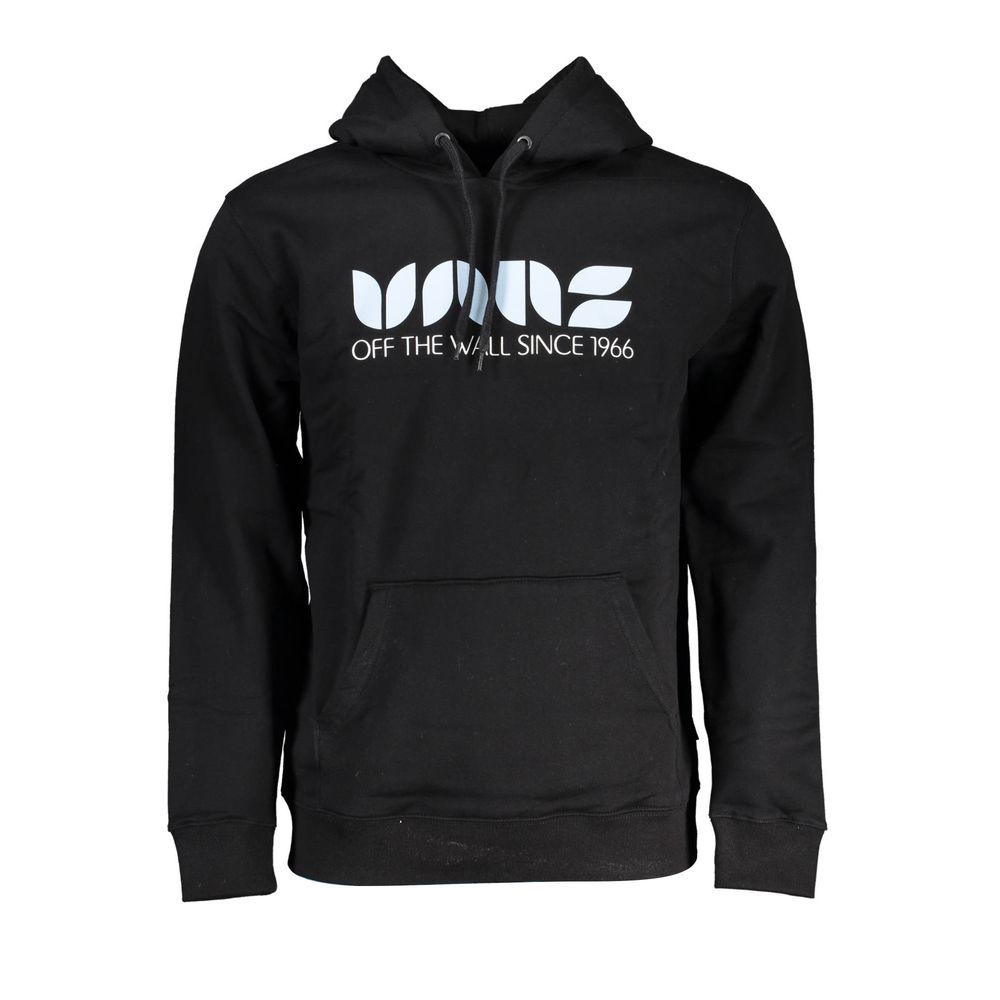 Black Cotton Men's Sweatshirt