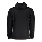 Black Cotton Men's Sweatshirt