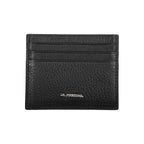 Black Leather Men Wallet Holder