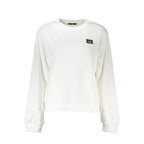 Bianco Cotton Women Sweatshirt