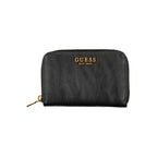 Nero Poliuretano Women Wallet