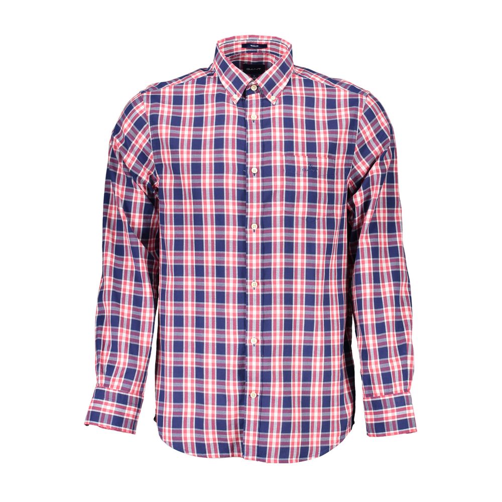 Blue Cotton Men's Shirt