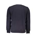 Blue Cotton Men Sweatshirt