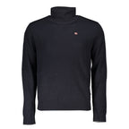 Black Tessuto Mens Sweater High Neck