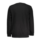 Black Cotton Men's Sweatshirt