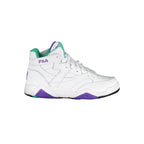 White Polyurethane Women Sneaker
