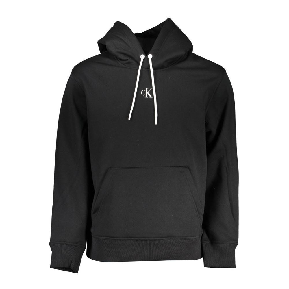 Black Polyester Men's Sweatshirt