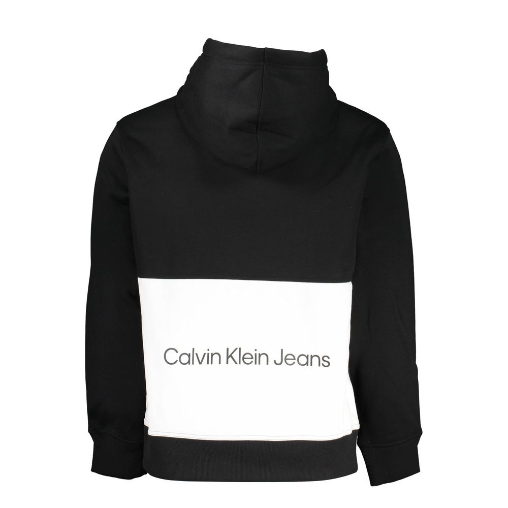 Black Polyester Men's Sweatshirt