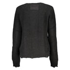 Black Acrylic Women's Sweater