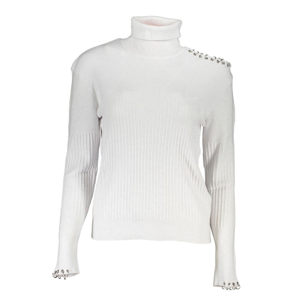 Grigio Poliammide Women Sweater Turtleneck