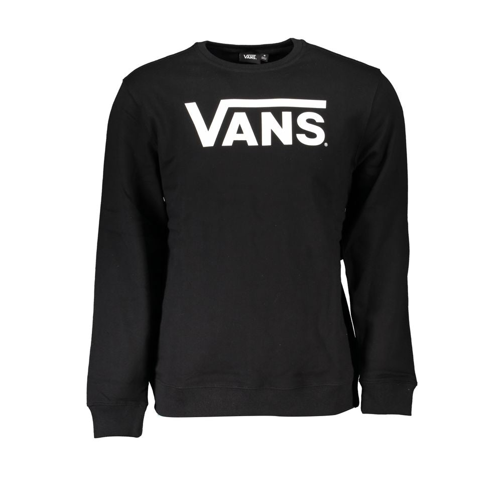 Black Cotton Men's Sweatshirt