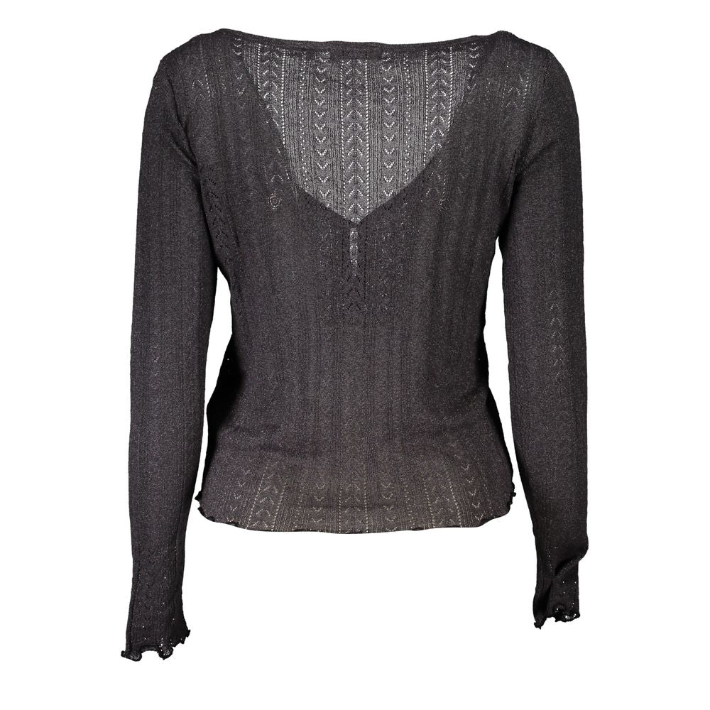 Grigio Viscosa Women Cardigan