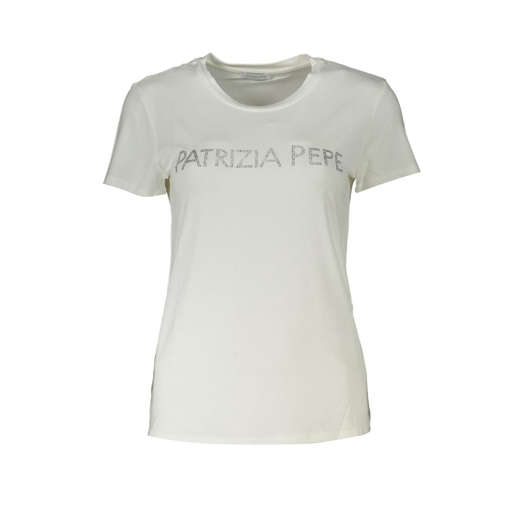 White Organic Cotton Women T-Shirt