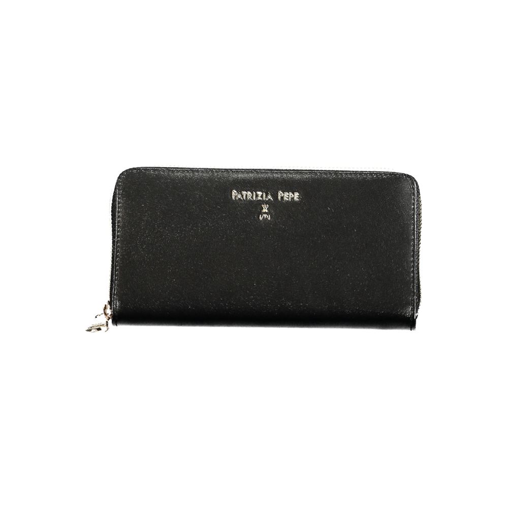 Black Leather Women Wallet