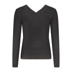 Black Viscosa Women Sweater