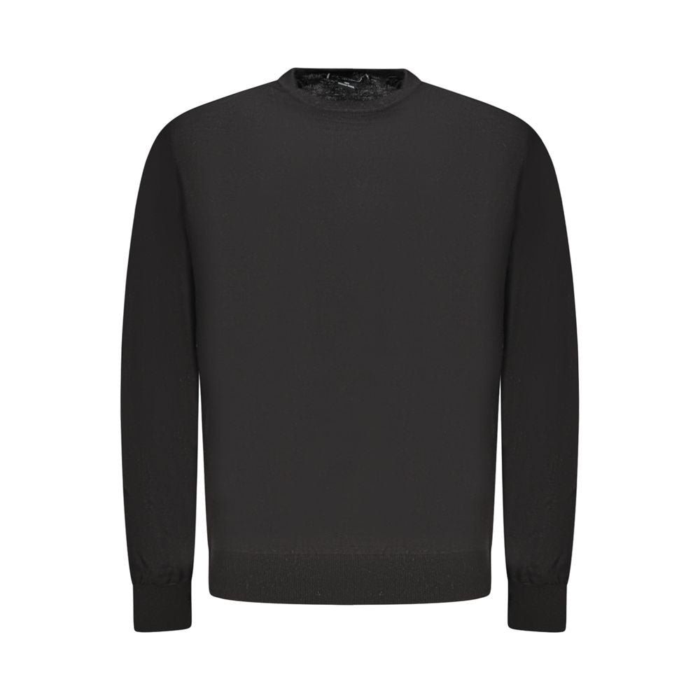 Black Wool Mens Sweater