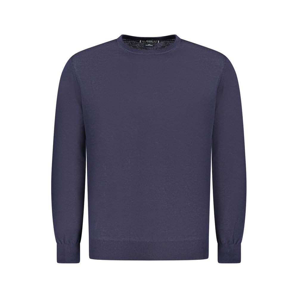 Blue Wool Men's Sweater