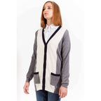 Grigio Wool Women Cardigan