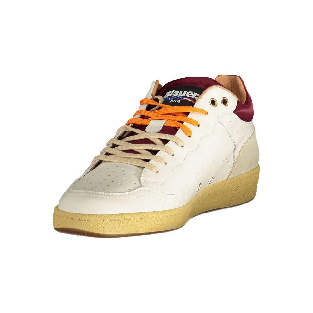 White Leather Men's Sneaker