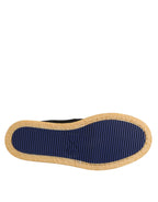 Black Calf Suede Slip On Ankle Boots Shoes