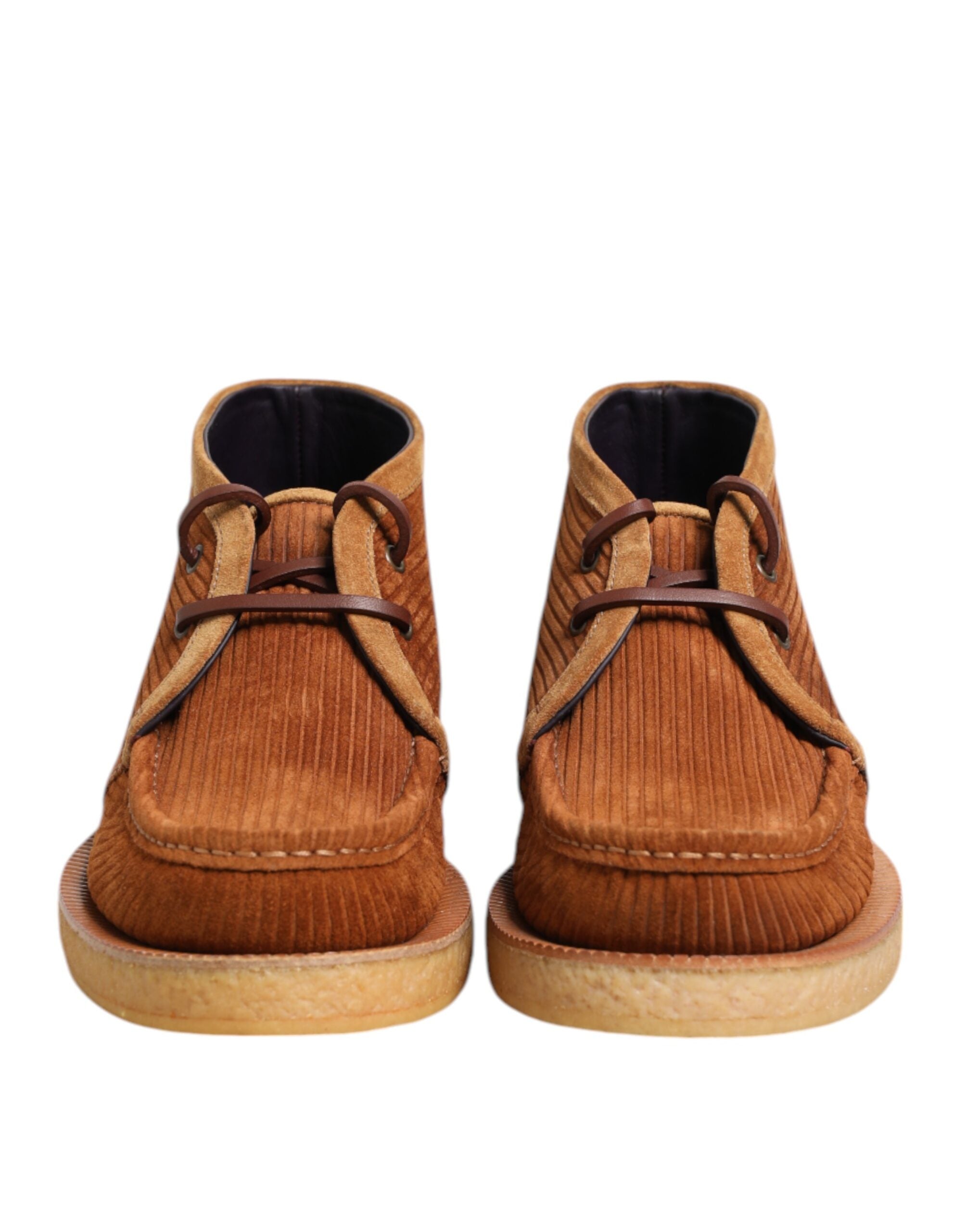 Brown Suede Nubuck Leather Desert Ankle Boots Shoes