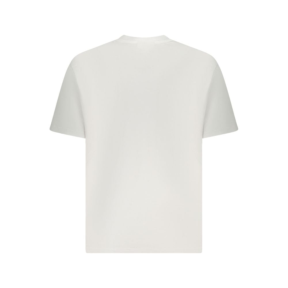 White Cotton Mens T-Shirt