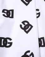 White Logo Cotton Skinny Denim Trouser Pants