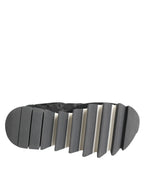 Black Gray Leopard Low Top Sneakers Shoes