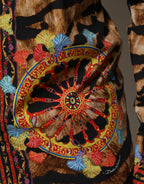 GOLD Cotton Tiger Carretto Long Sleeve Shirt