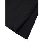 Black Wool Casual Dress