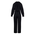 Black Wool Jumpsuit