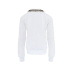 White Cotton Sweatshirt
