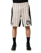 Off White Polyester DG Logo Sweatshorts Shorts